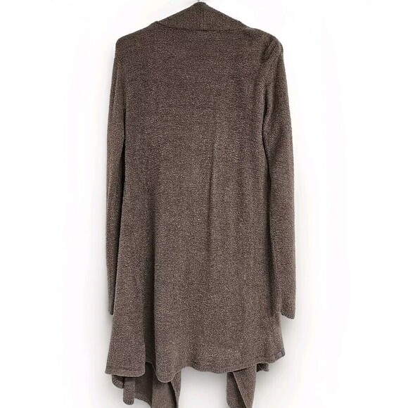 Barefoot Dreams Bamboo Chic Lite Calypso Wrap Cardigan Sweater Cocoa Brown L/XL - Picture 2 of 11